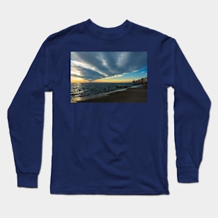 Sunset on Piran Coast, Slovenia Long Sleeve T-Shirt